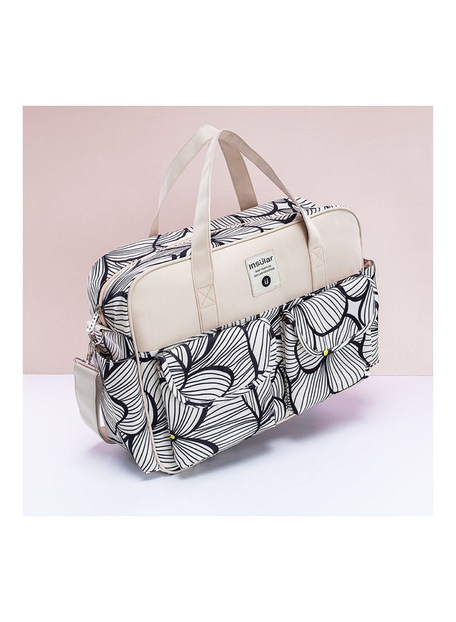 Floral Printed Baby Diaper Handbag - Image 2
